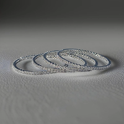 EVE-S-409 SILVER 2PAIR